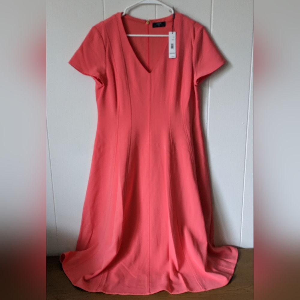 NWT Tahari Melon color dress Size 10